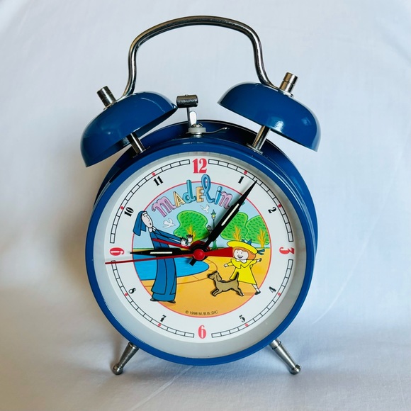 Madeline Alarm Clock Animated Jumping Dog 1998 Story Character Paris Working - Picture 2 of 4